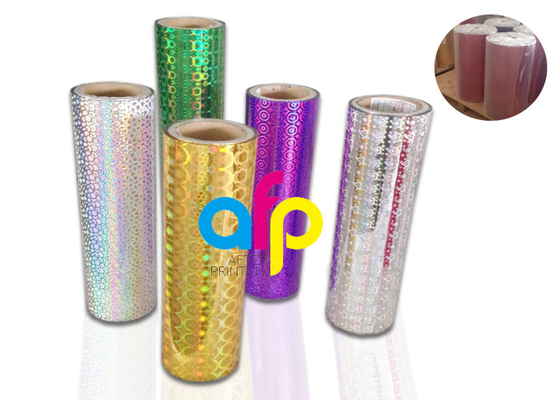 पॉलिएस्टर मेटैलिज्ड BOPP फिल्म, फाड़ना / मुद्रण पॉलिएस्टर Mylar फिल्म