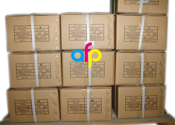 पारदर्शी पाउच टुकड़े टुकड़े में फिल्म शीट्स चित्र / आईडी कार्ड सुरक्षा के लिए