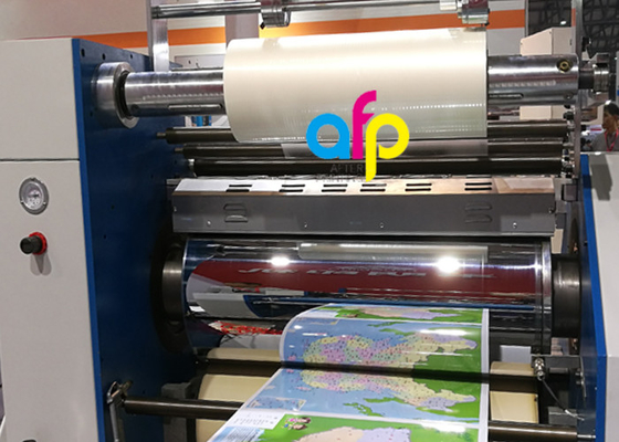 BOPP + ईवा थर्मल लैमिनेशन फिल्म सिंगल / डबल कोरोना ट्रीटमेंट के साथ