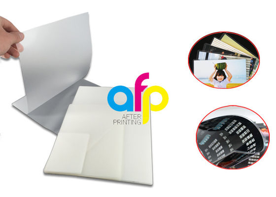 पारदर्शी पाउच टुकड़े टुकड़े में फिल्म शीट्स चित्र / आईडी कार्ड सुरक्षा के लिए