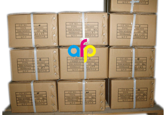 दस्तावेज़ फोटो मेनू के लिए मैट दिखावट पालतू पॉलिएस्टर पाउच फाड़ना फिल्म