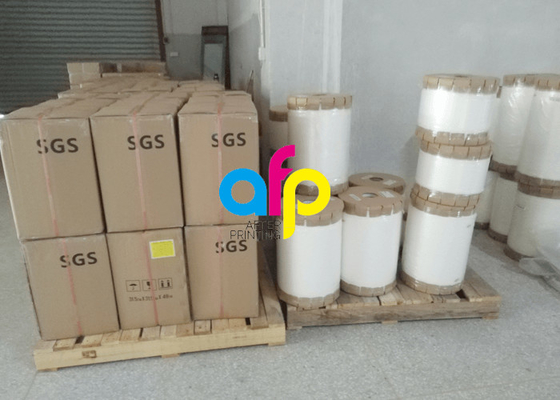 खिंचाव मुद्रण फिल्म पारदर्शी मुद्रण फिल्म चमकदार और मैट BOPP+EVA